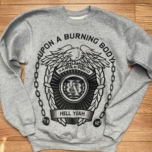 Upon a burning body crew neck